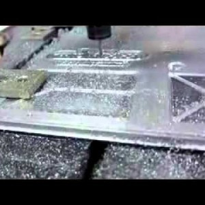 Проба по обработке алюминия - YouTube