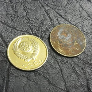 Лазерная чистка монет