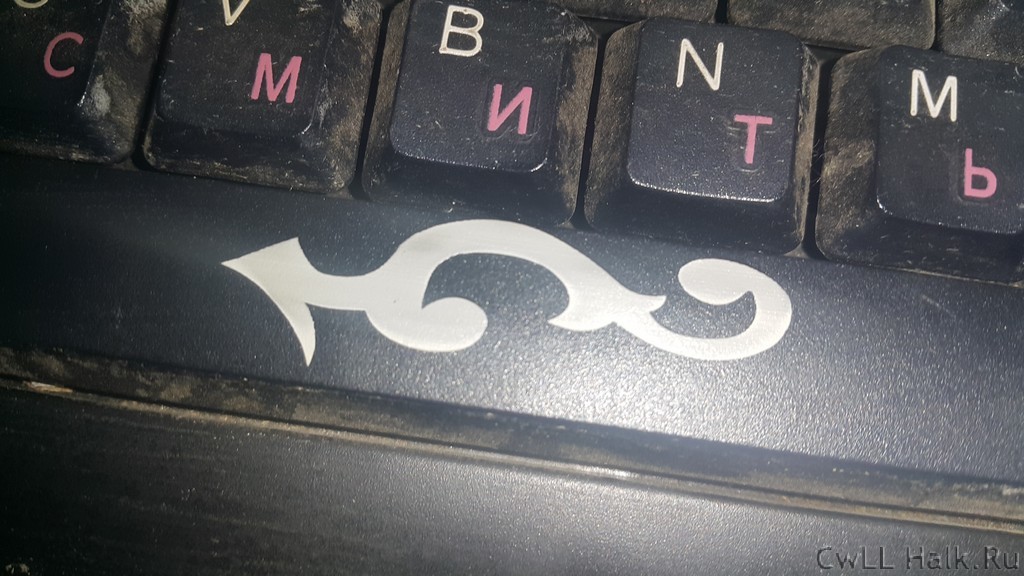 i-Halk, маркировка клавиатуры